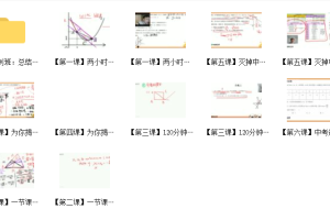 初三数学满分中考冲刺班